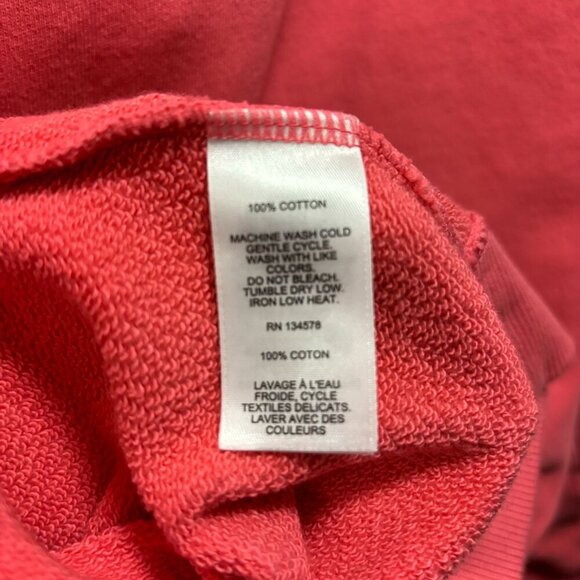 Vineyard Vines Mens Shop Garment -Dyed Shep Pullover shirt Size  M In Sailor Red - Picture 8 of 8